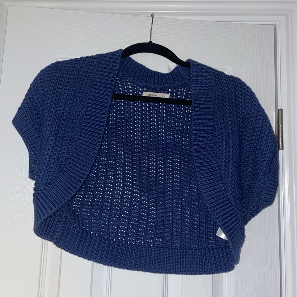 EUC Like new royal blue old navy coverup jacket, size S